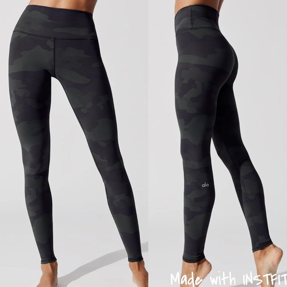 ALO Yoga Pants - Alo High-Waist Camo Vapor Leggings
